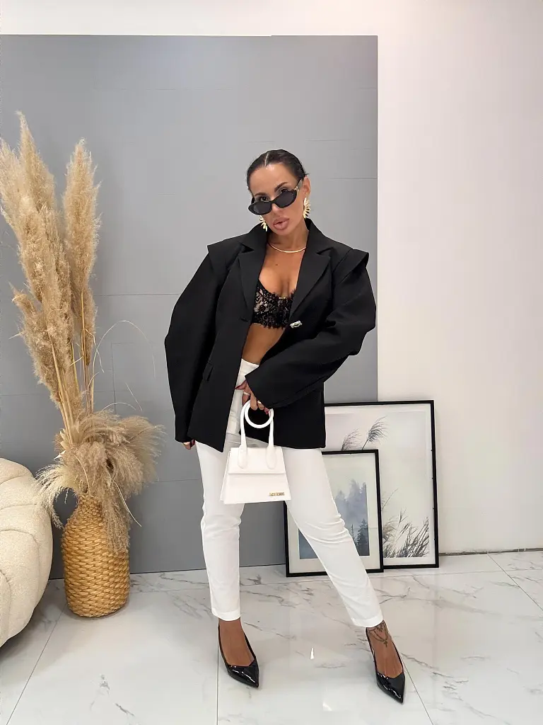 Módne sako s vypchávkami FABIANA - next