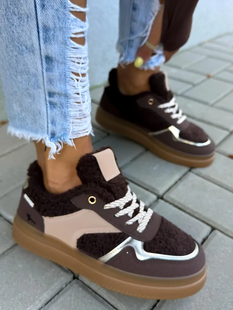 Platformové teddy tenisky SORISA- - next