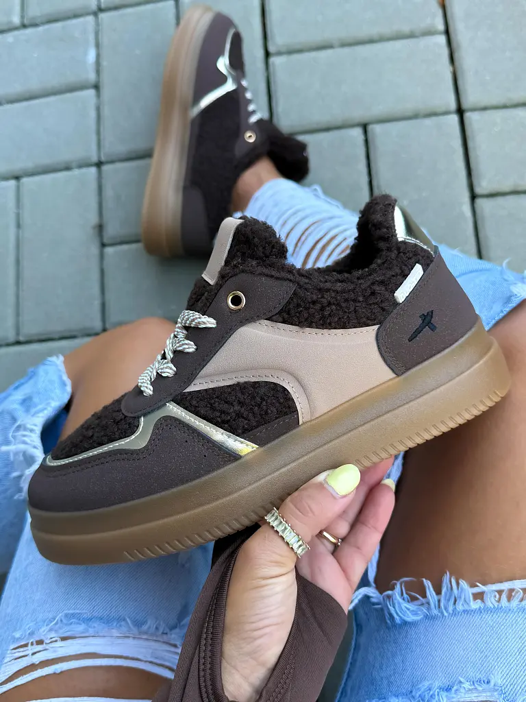 Platformové teddy tenisky SORISA-