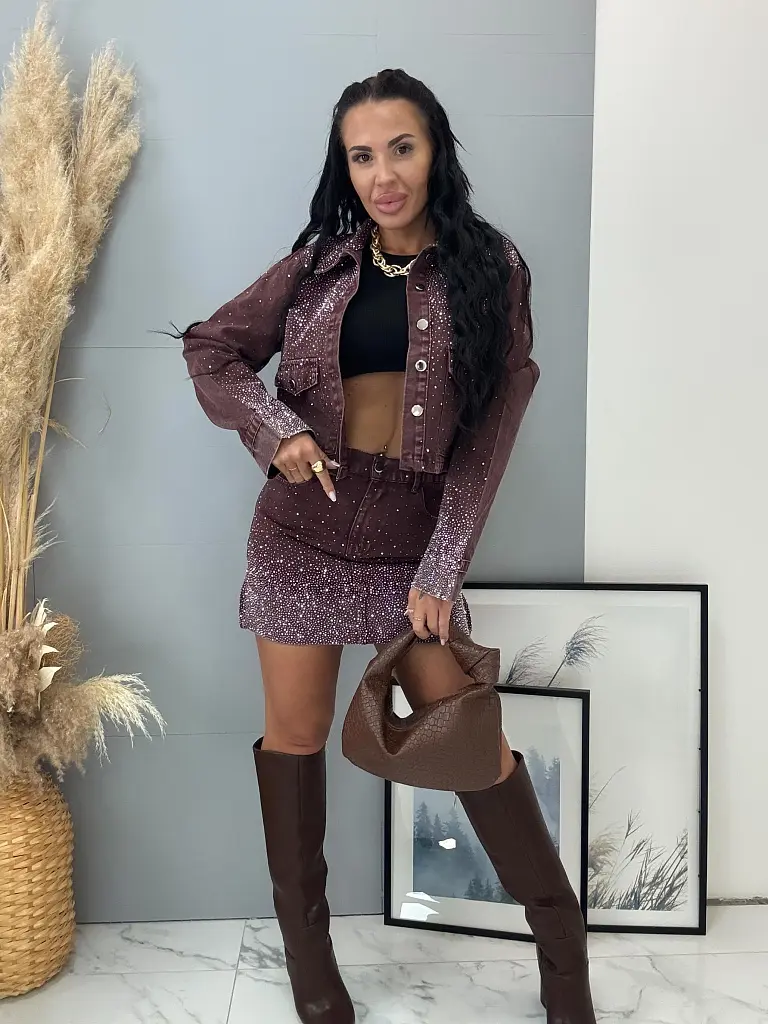 Dvojdielny denim komplet SERA - next