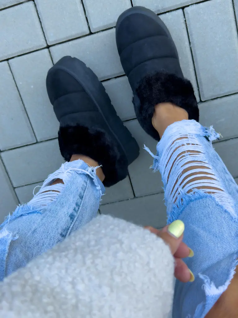 Teplé semišové topánky KASHA- - next