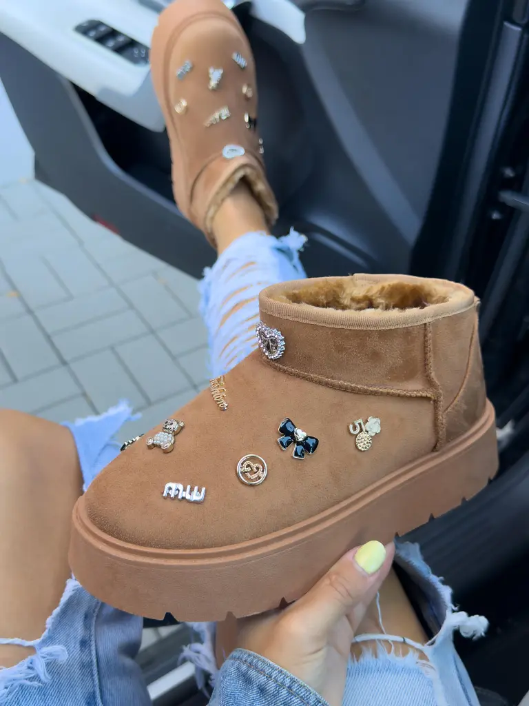 Dámske snehule s ozdobami KALEB+