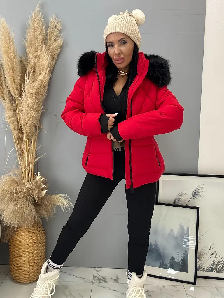 Bunda s kožušinou a kapucňou MILLIE - next