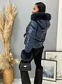 Bunda s kožušinou a kapucňou ADRENA