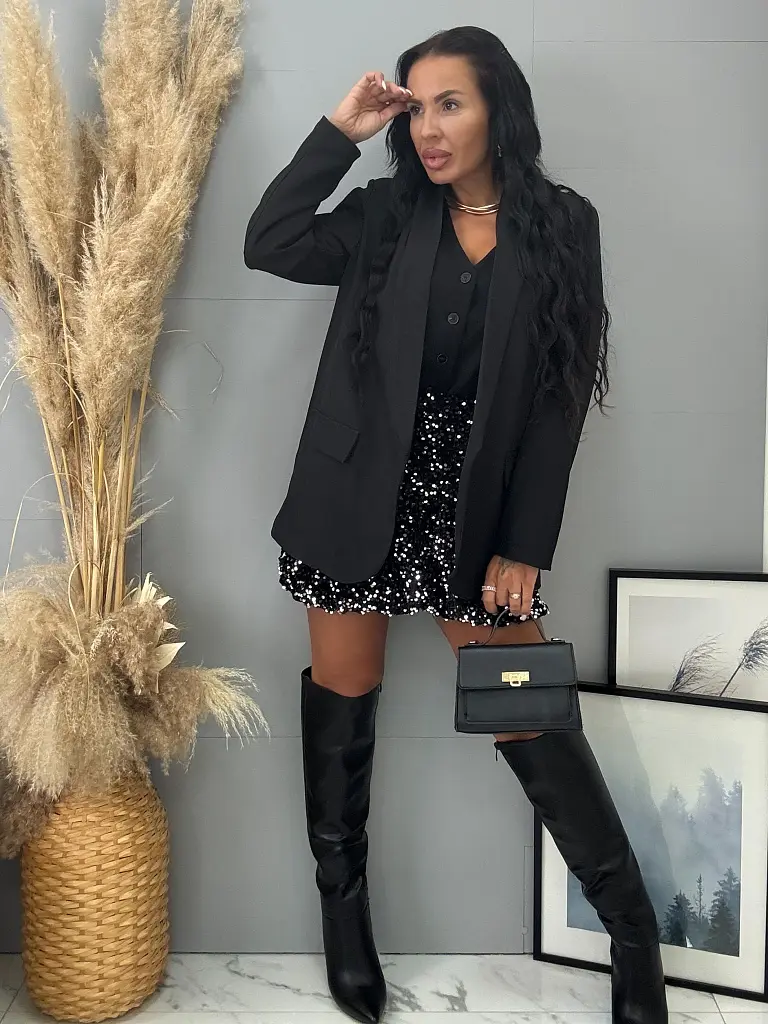 Predĺžené sako s vypchávkami DESTINY