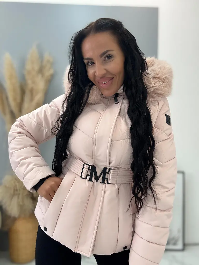 Bunda s kožušinou a kapucňou ARANA - next