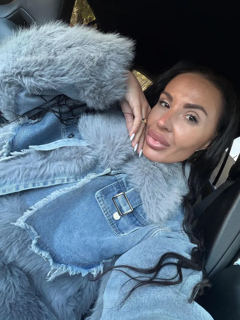 Džínsová bunda s  kožušinou NAYRA