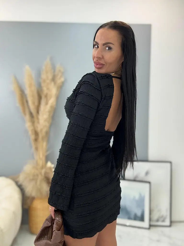 Dámske šaty s odhaleným chrbtom LILIBET