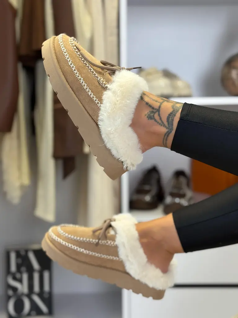 Teplé semišové topánky VILENA- - next