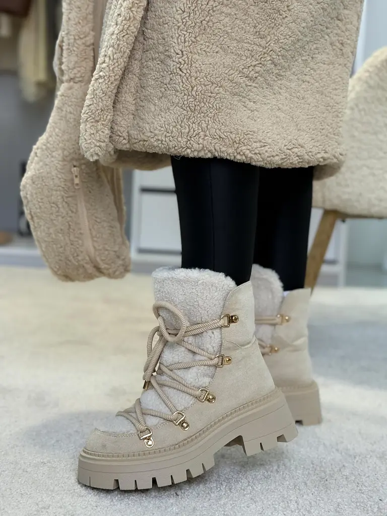 Členkové šnúrovacie čižmy ANAYA-