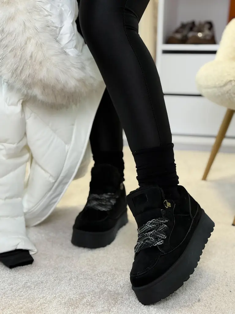 Zateplené platformové tenisky VELONIA - next