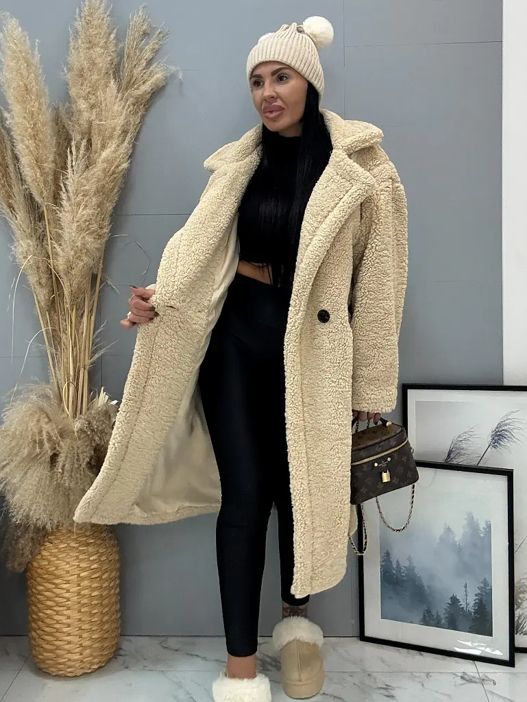 Huňatý kabát TEDDY