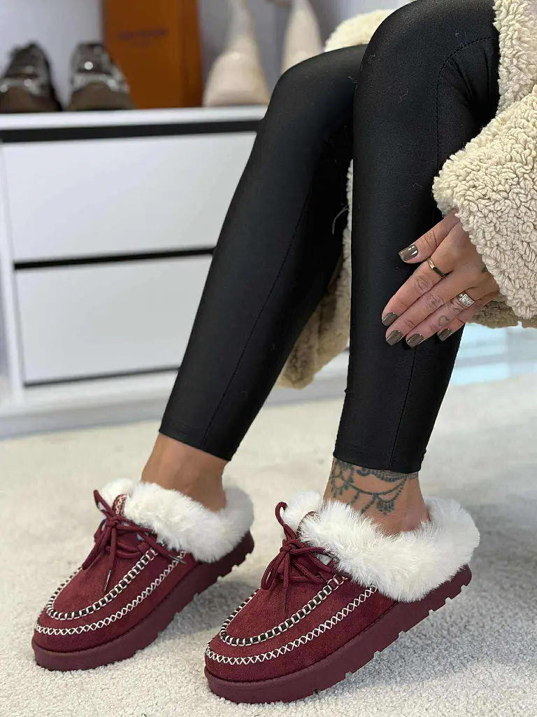 Teplé semišové topánky VILENA- - next