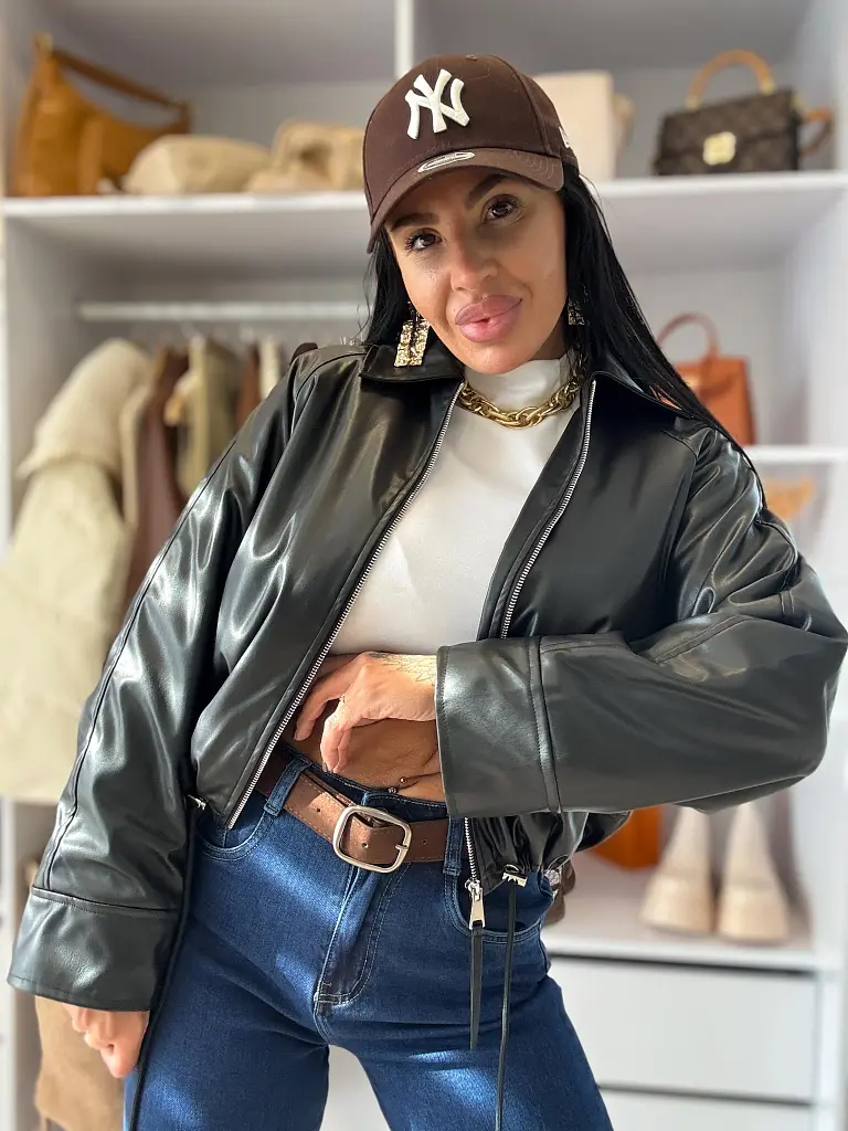 Koženková bunda MELONA - next