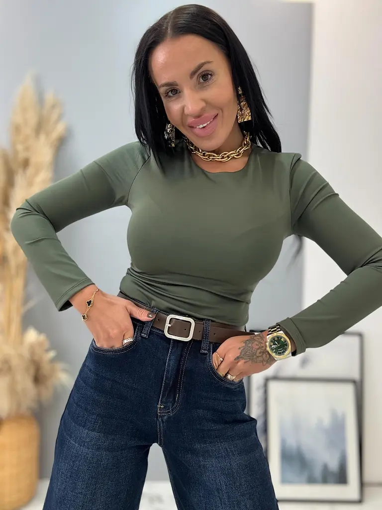 Elastické basic tričko MARIE - next