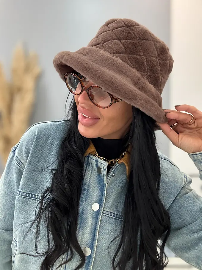 Obojstranný teplý klobúk