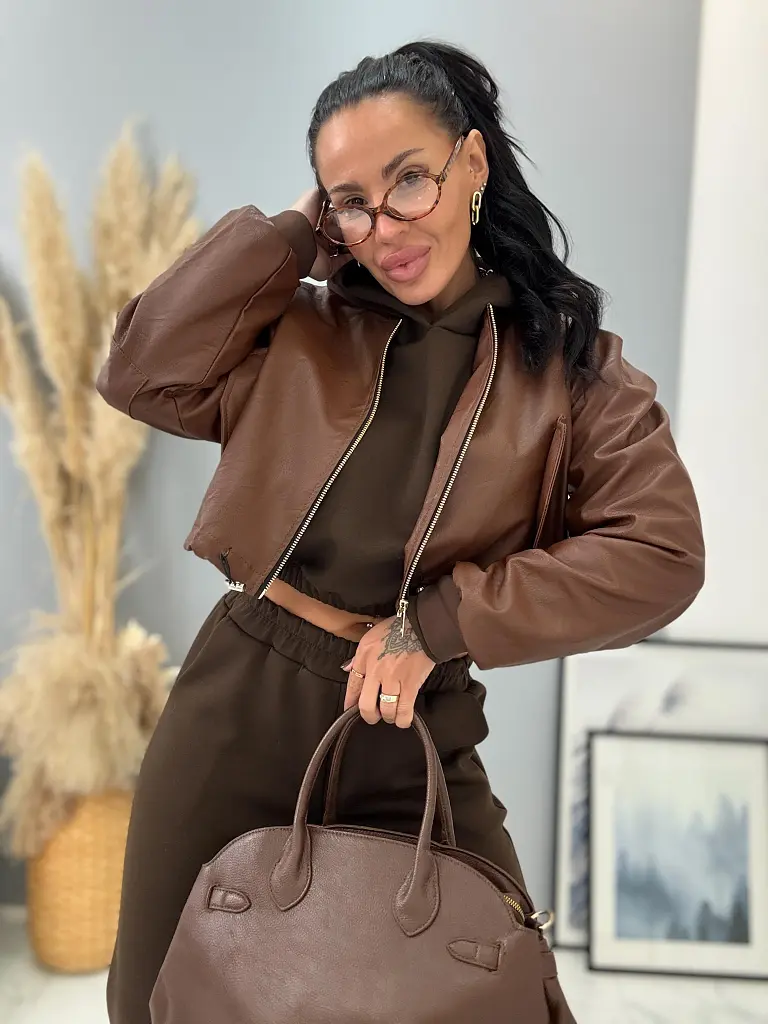 Koženková bunda MARIVA - next