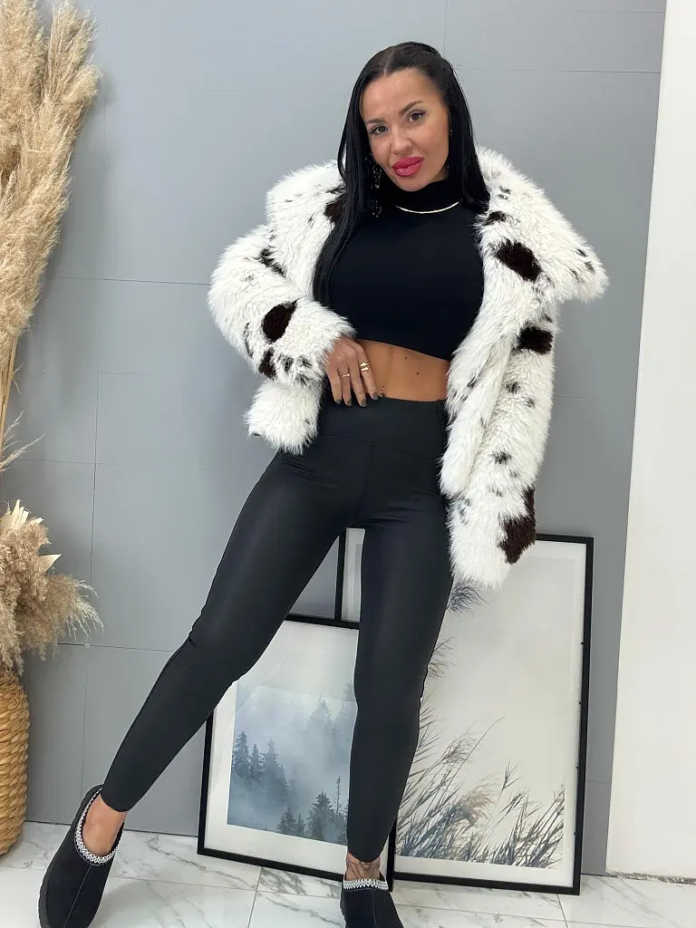 Koženkové legíny s vysokým pásom+ - next