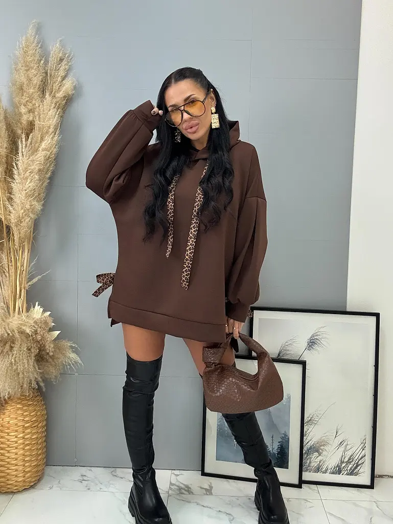 Oversized mikina s kapucňou VICKY - next