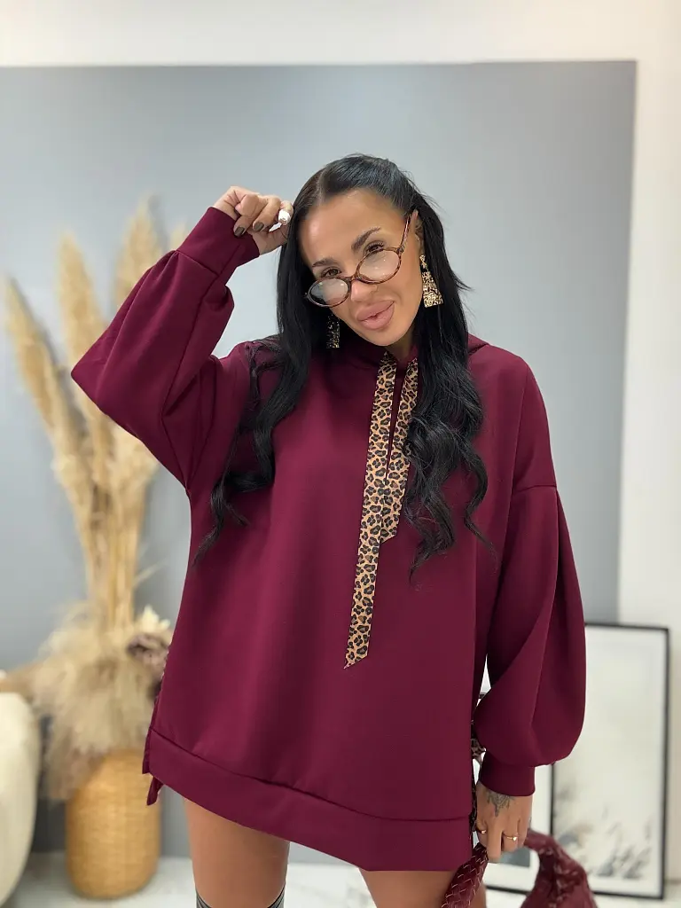 Oversized mikina s kapucňou VICKY - next