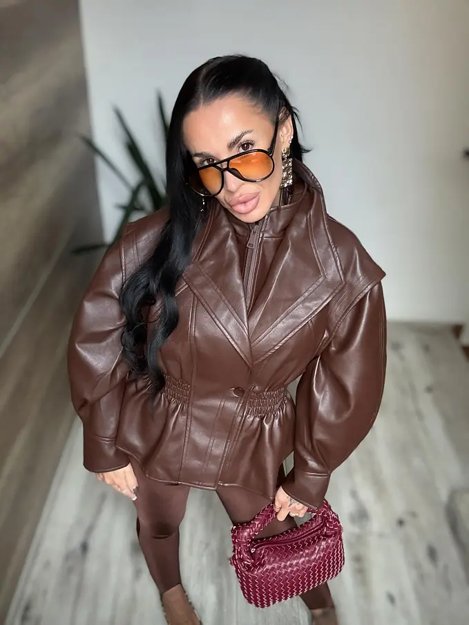 Koženková bunda ELISE