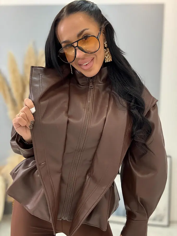 Koženková bunda ELISE