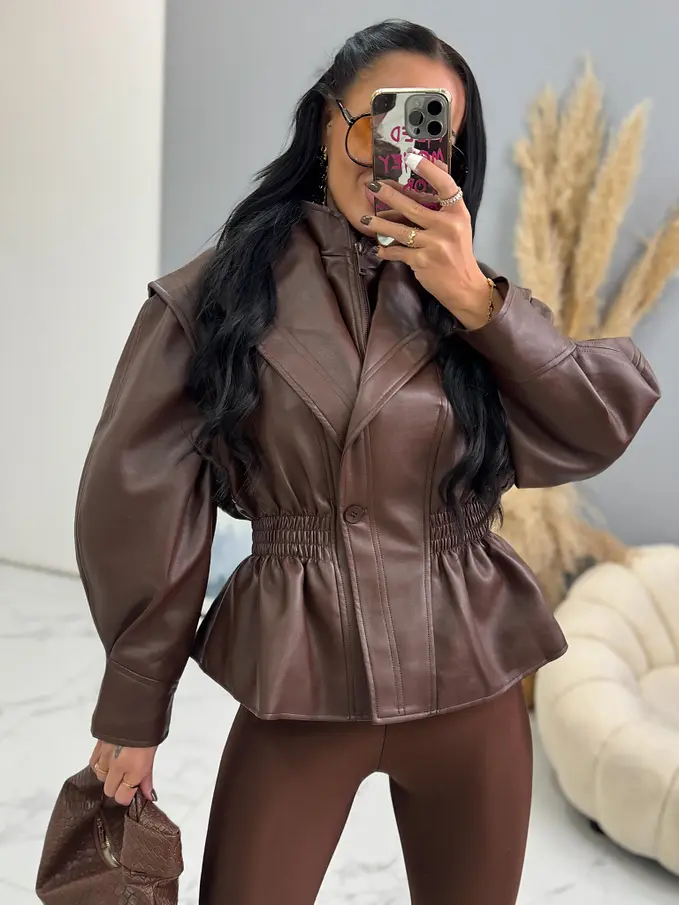 Koženková bunda ELISE