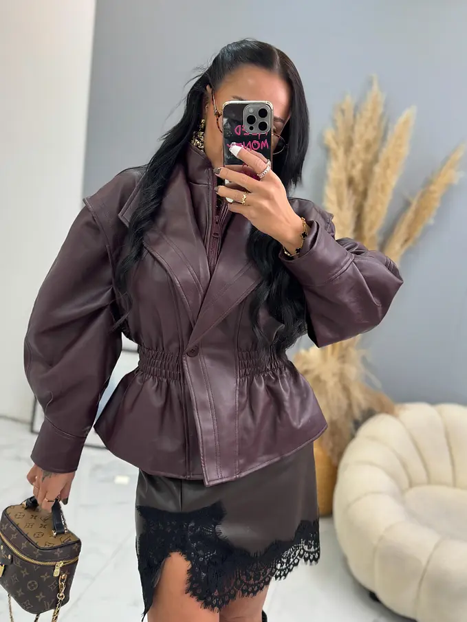 Koženková bunda ELISE