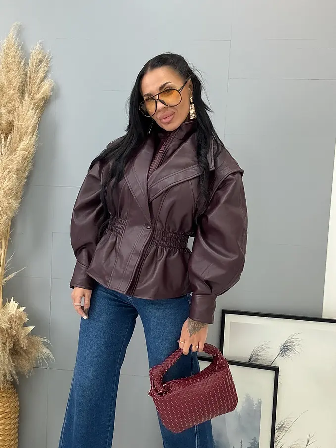 Koženková bunda ELISE