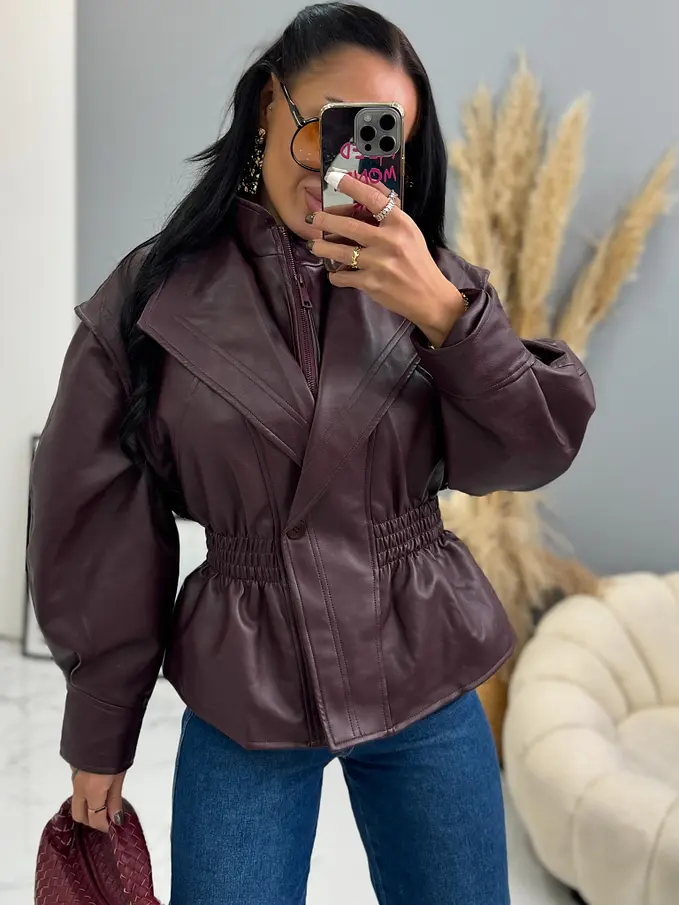 Koženková bunda ELISE