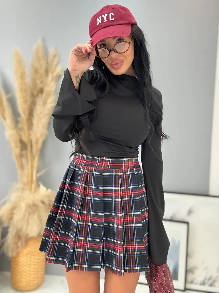 Károvaná sukňa LONDYN+ - next