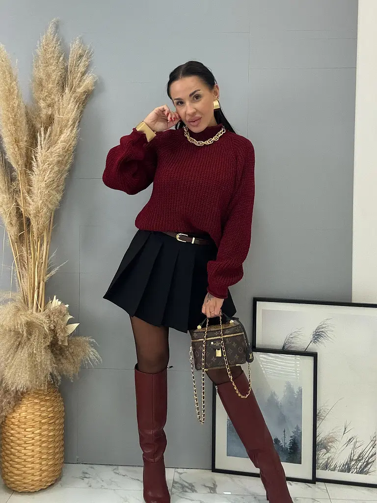 Sukňové nohavice s opaskom SAVIERA