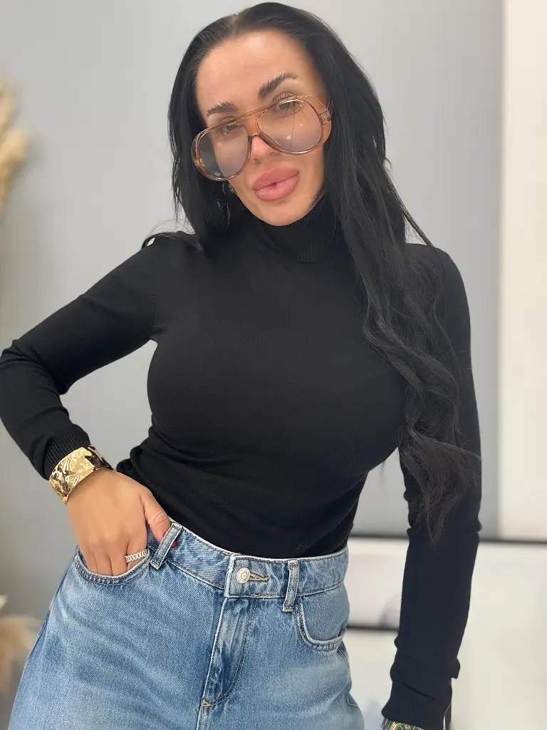 Rolákový basic pulóver JASNIRA - next