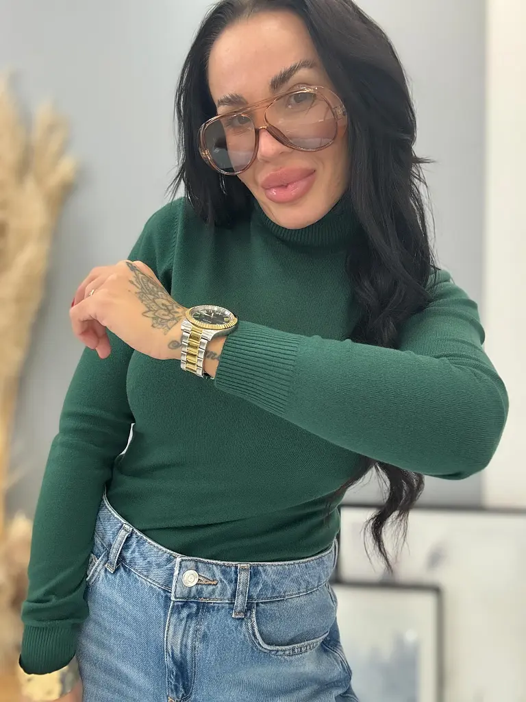 Rolákový basic pulóver JASNIRA - next