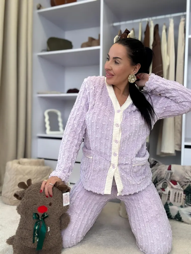 Dámske teplé pyžamo ALANA