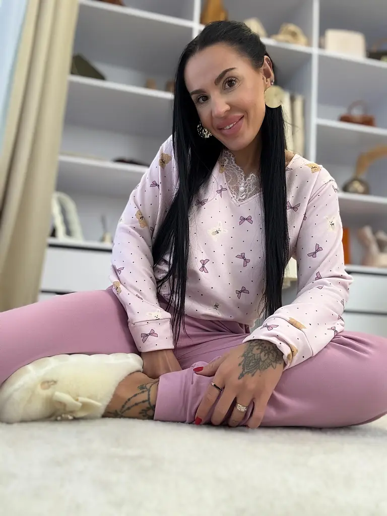 Dámske teplé pyžamo MACKO - next