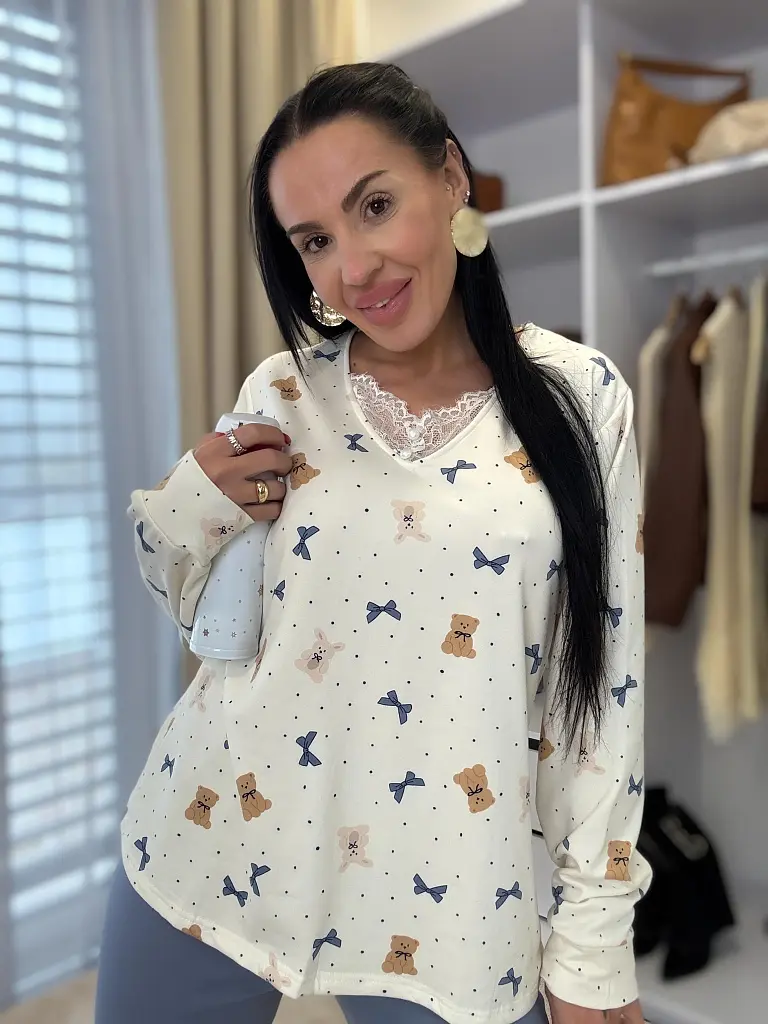 Dámske teplé pyžamo MACKO