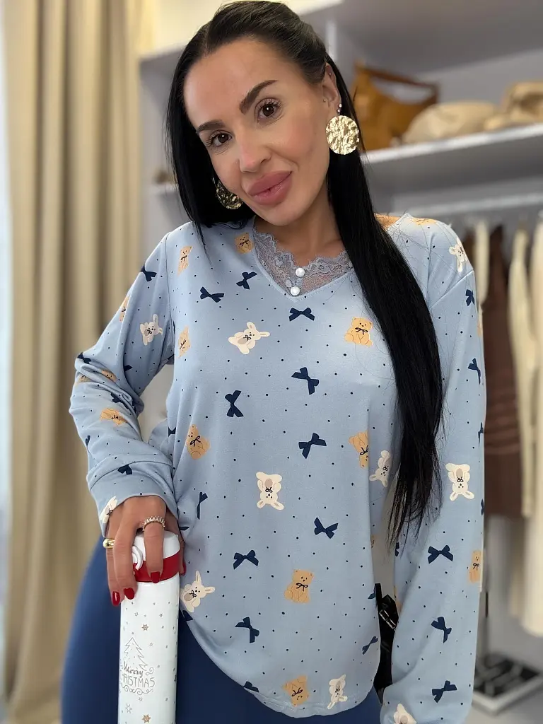 Dámske teplé pyžamo MACKO