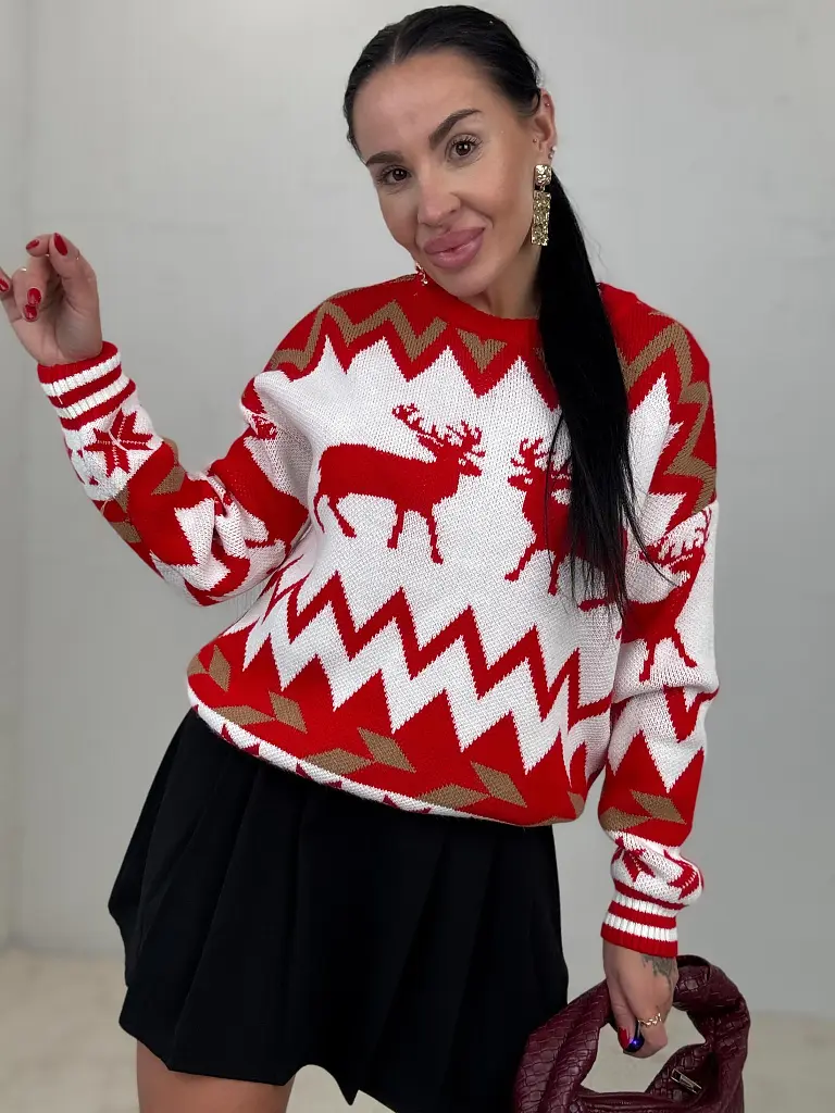 Dámsky vianočný pulóver LORENA+