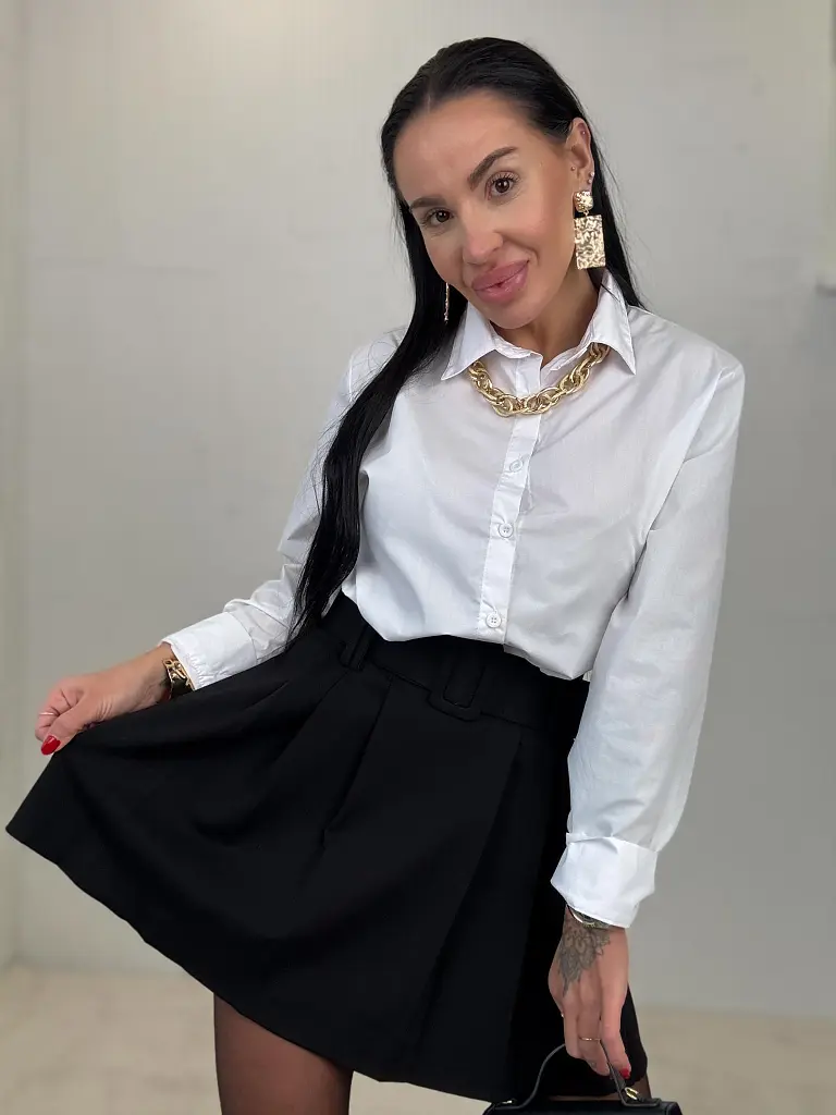 Sukňové nohavice s opaskom LYLEA