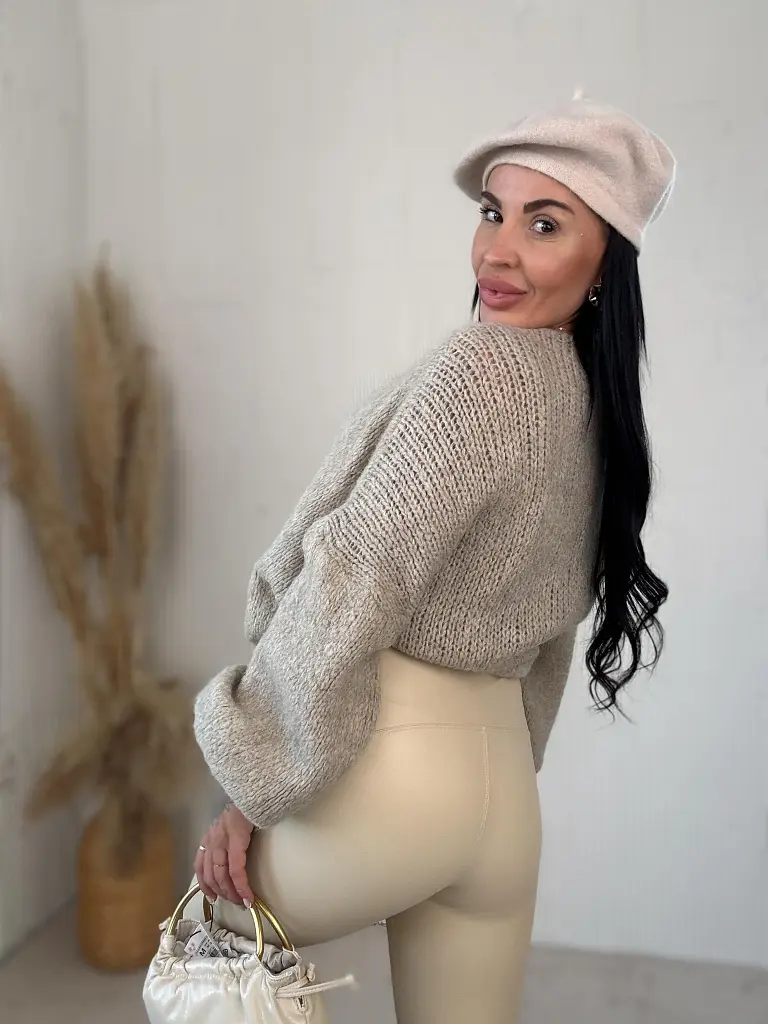 Koženkové legíny s vysokým pásom