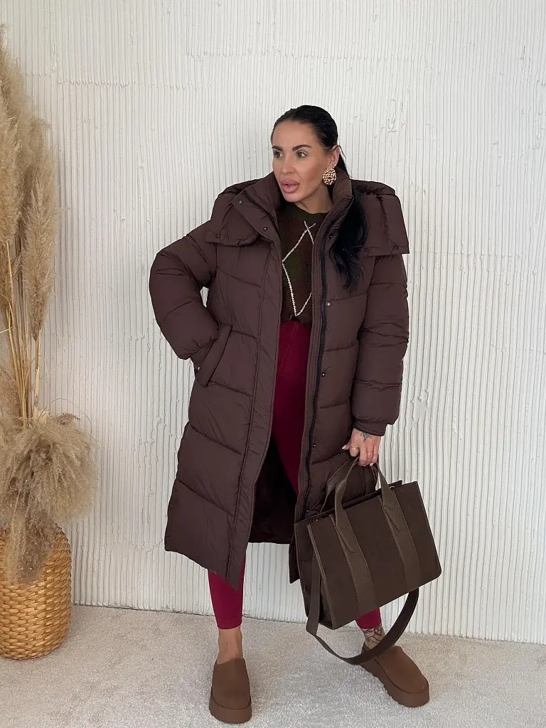 Dlhá bunda s kapucňou ALENE