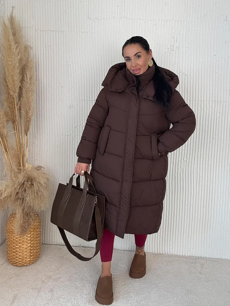 Dlhá bunda s kapucňou ALENE - next