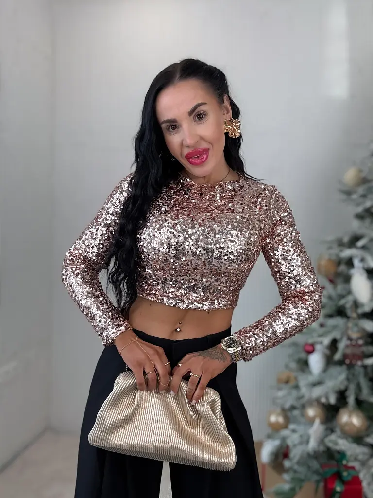 Dámska blúzka zdobená flitrami ZARINA - next