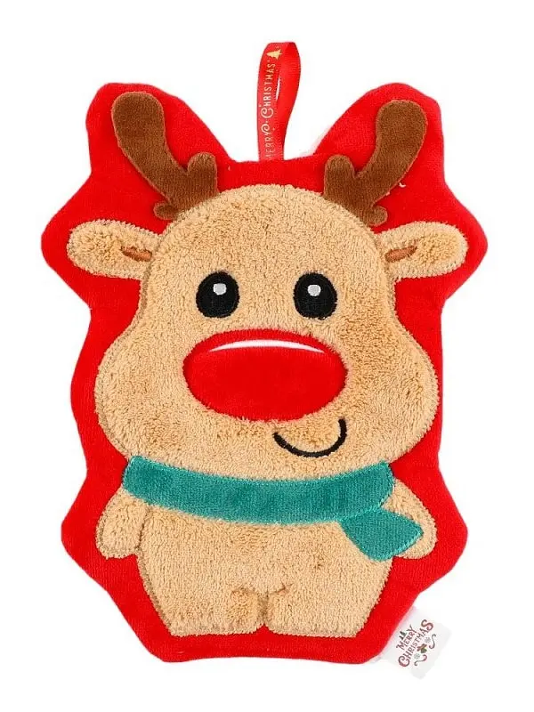 Vianočný uterák na ruky s motívom SOBÍKA