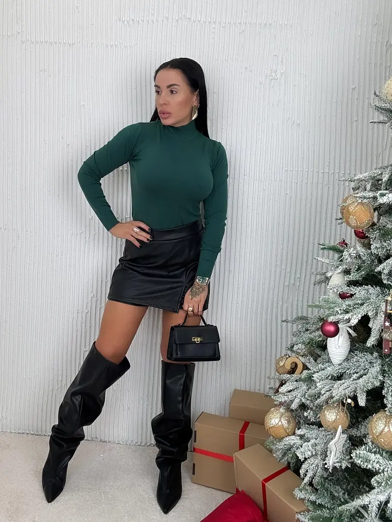 Rolákový basic pulóver JORENA - next