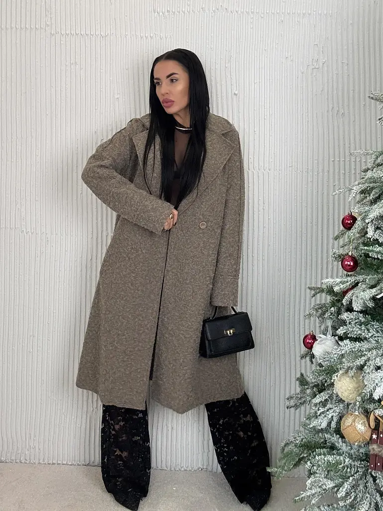 Dlhý uzlíkový kabát LYSARA - next