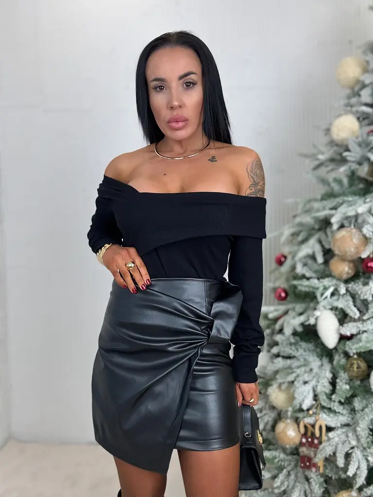 Koženková sukňa RAFIRA