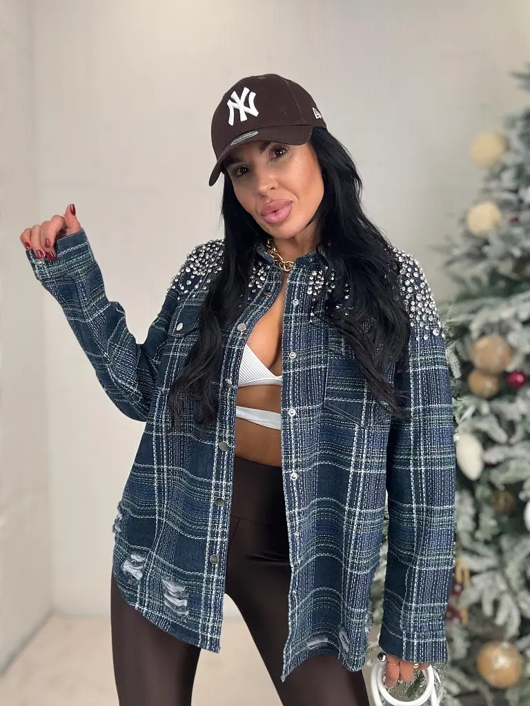 Premium denim vrchná košeľa ABBY - next