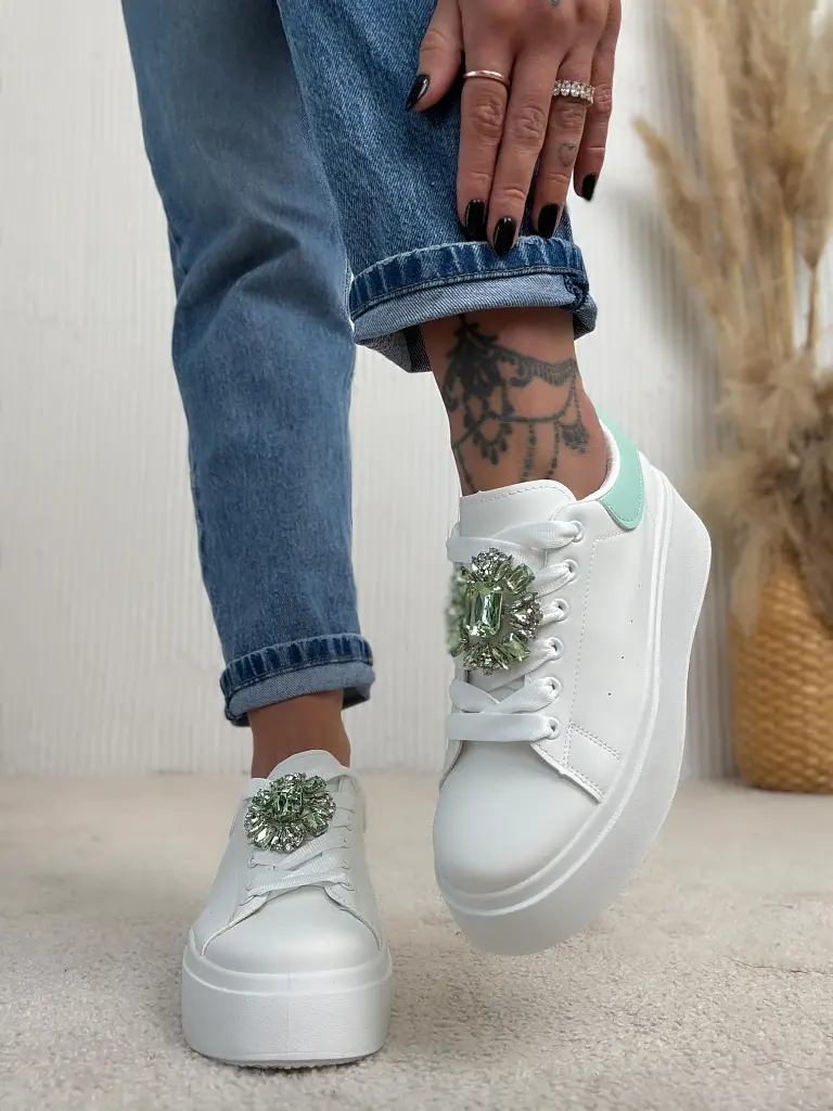 Tenisky zdobené kamienkami ASHLEY- - next